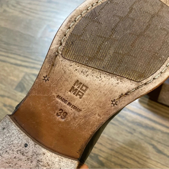 MOMA Black Leather Chelsea Boots Size 39 Made in Italy - Picture 13 of 15